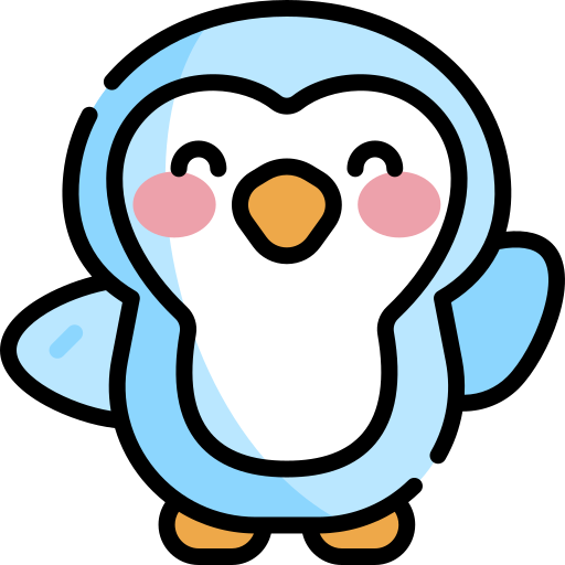 Pingüino icono gratis