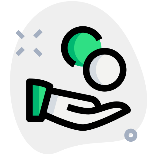 monedas icono gratis