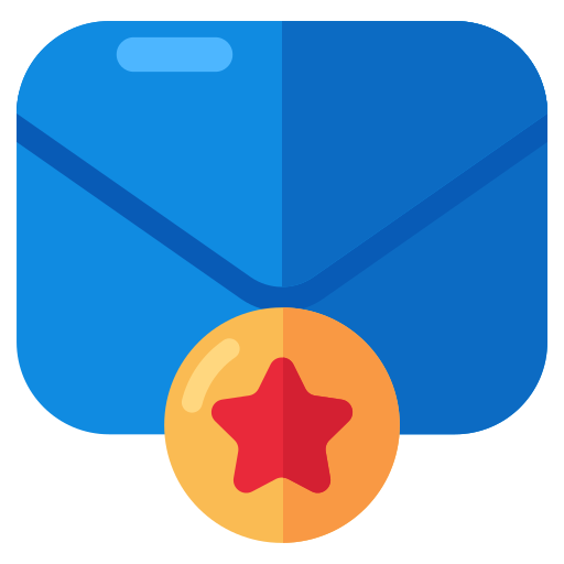 correos favoritos icono gratis