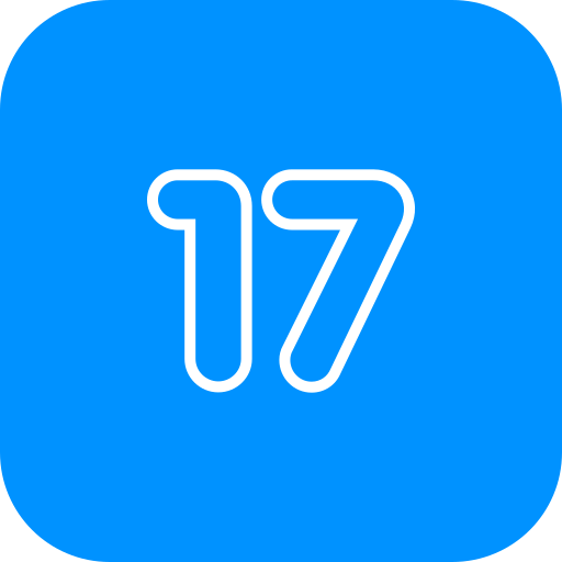 Number 17 free icon