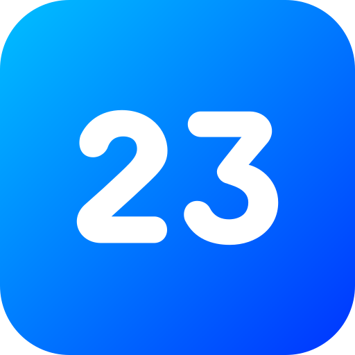 Number 23 free icon