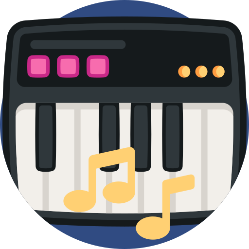 Piano icono gratis