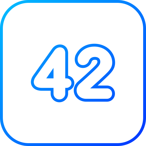 42 icono gratis