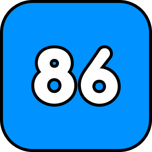 86 icono gratis