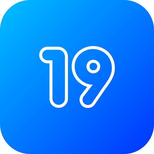 nummer 19 kostenlos Icon