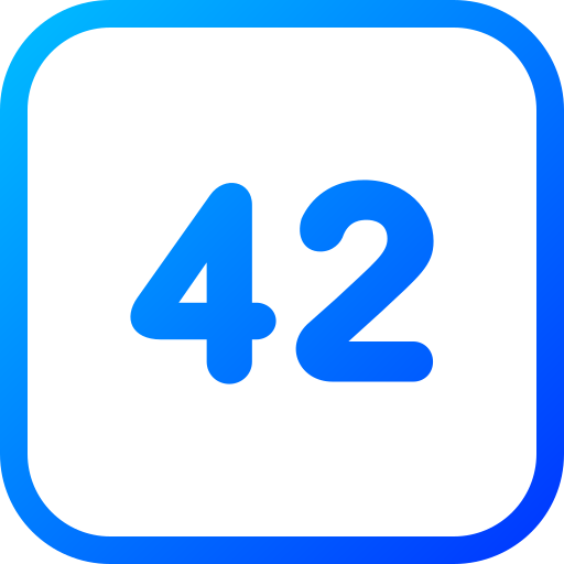 42 icono gratis