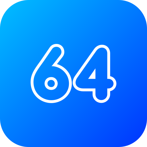 64 icono gratis