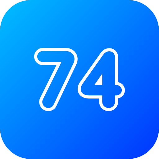 74 Icône gratuit 74 Icône gratuit