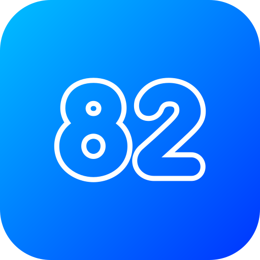 82 Icône gratuit 82 Icône gratuit