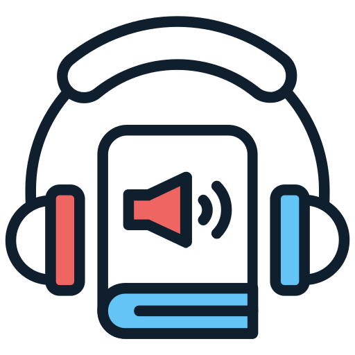 Audio book free icon