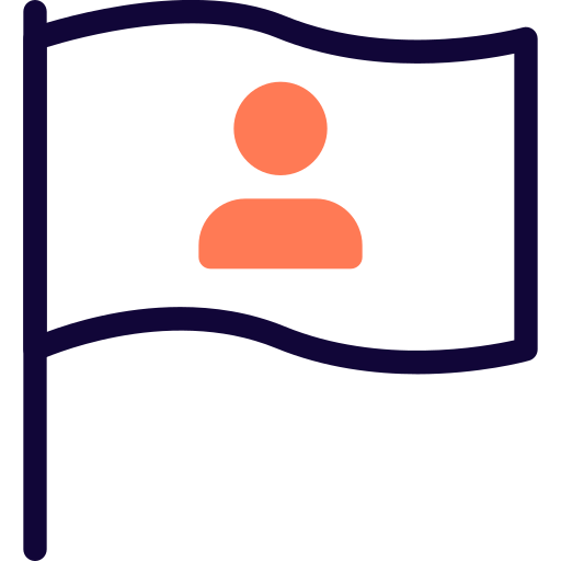 Flag free icon