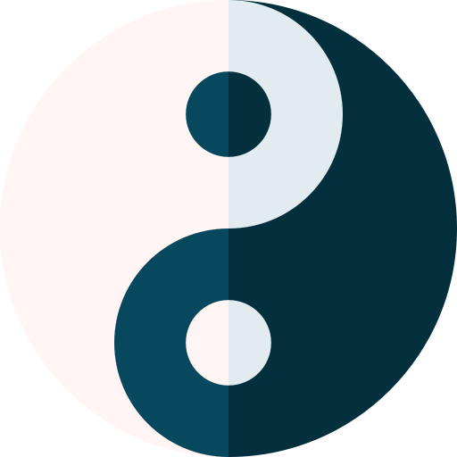 Yin yang icono gratis