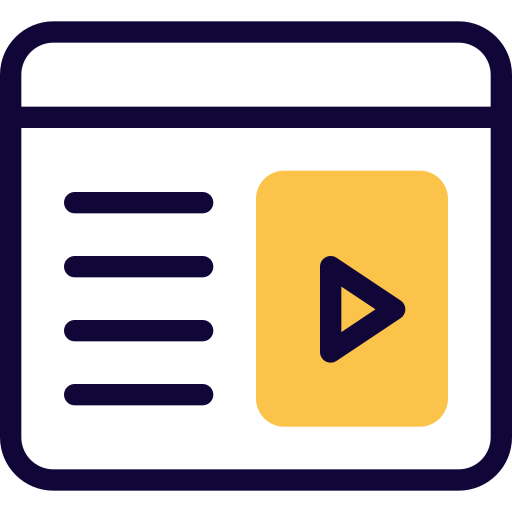 Video free icon