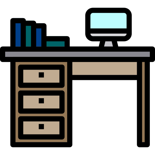 Desk - Free computer icons