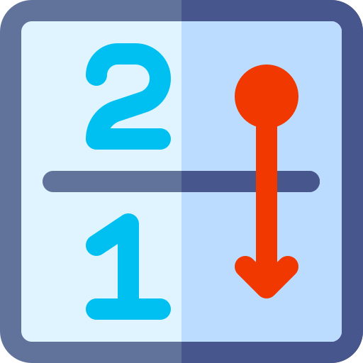 Ordenar icono gratis