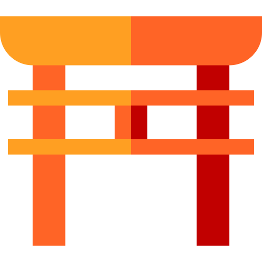 Puerta torii icono gratis