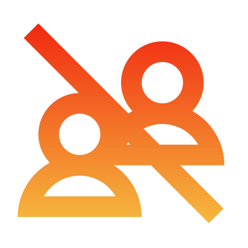 distanciamiento social icono gratis