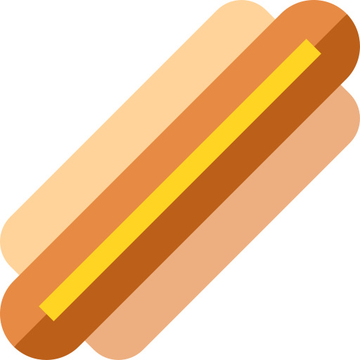 hot dog icono gratis