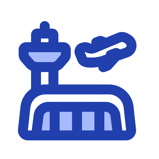 Здание аэропорта бесплатно иконка Здание аэропорта бесплатно иконка