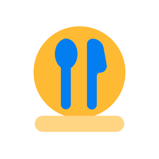 zona de comidas icono gratis