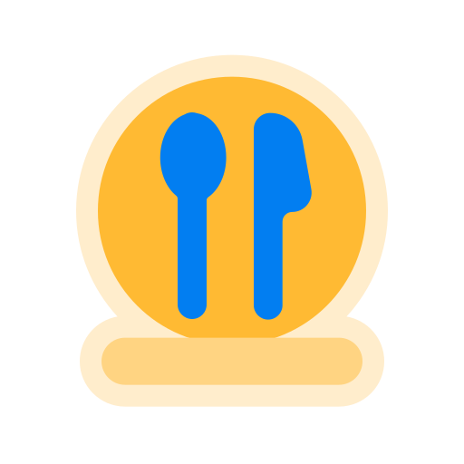 zona de comidas icono gratis