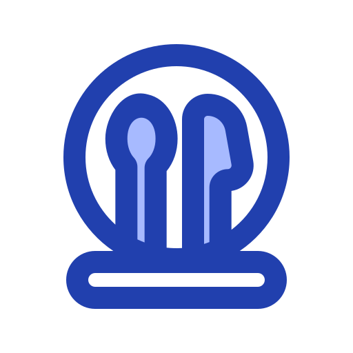 zona de comidas icono gratis