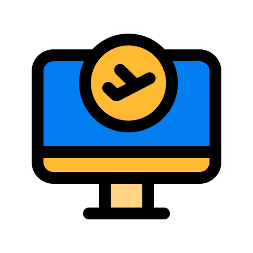 Online booking free icon