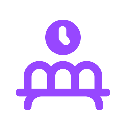 silla de espera icono gratis