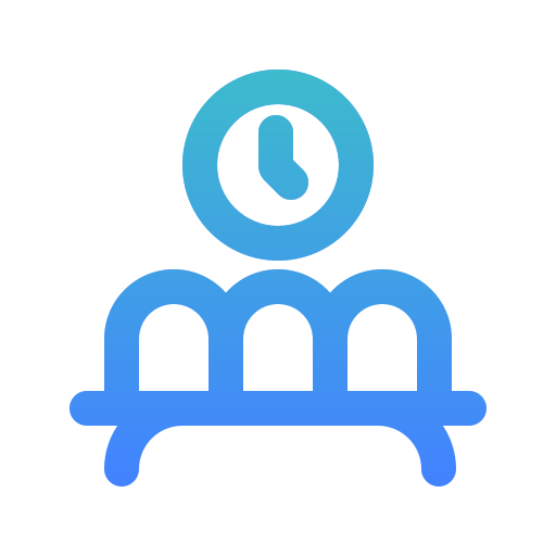 silla de espera icono gratis