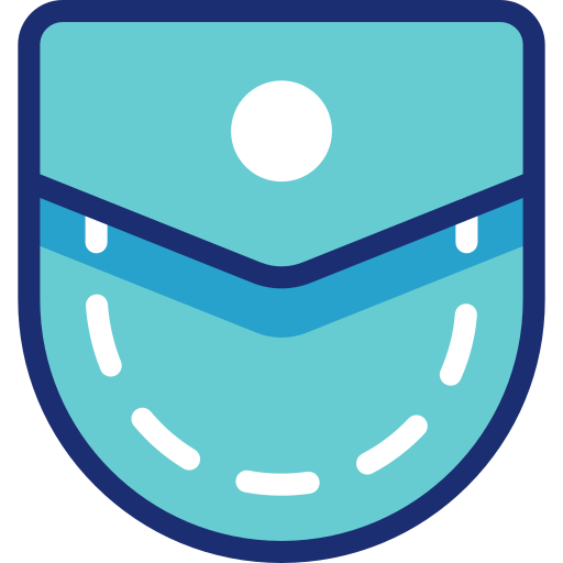 bolsillo icono gratis