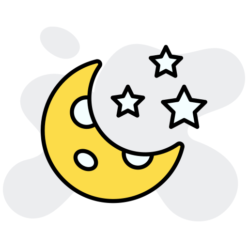 Crescent free icon