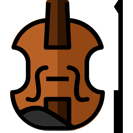 violín icono gratis