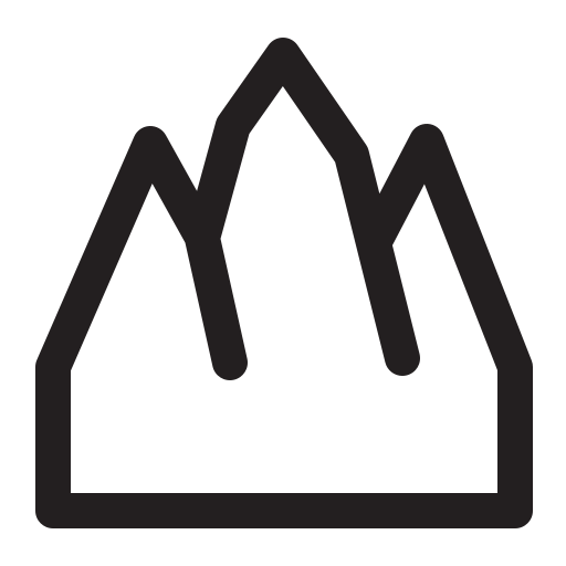 montanhas grátis ícone