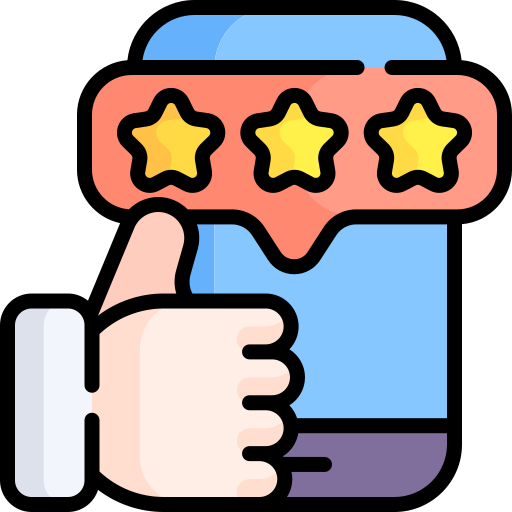 revision de producto icono gratis