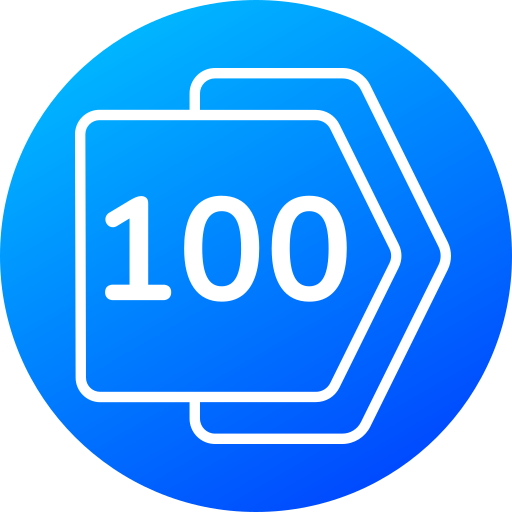 100 icono gratis