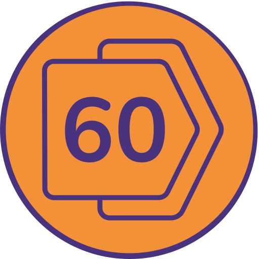 sesenta icono gratis