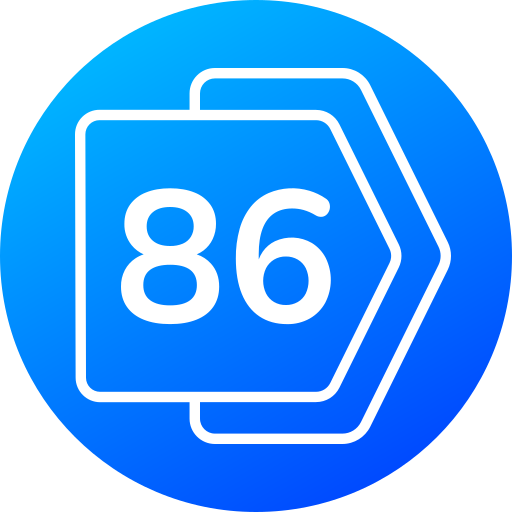 86 icono gratis