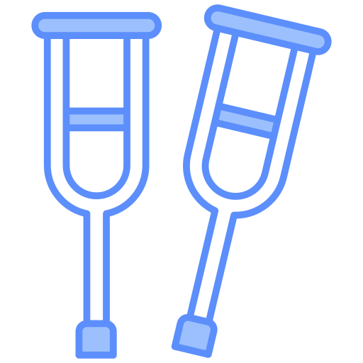 Костыли бесплатно иконка