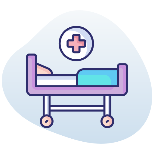 lit d'hôpital Icône gratuit
