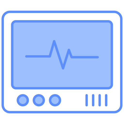 monitor de electrocardiograma icono gratis