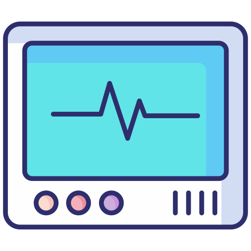 monitor de electrocardiograma icono gratis