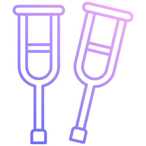 Костыли бесплатно иконка