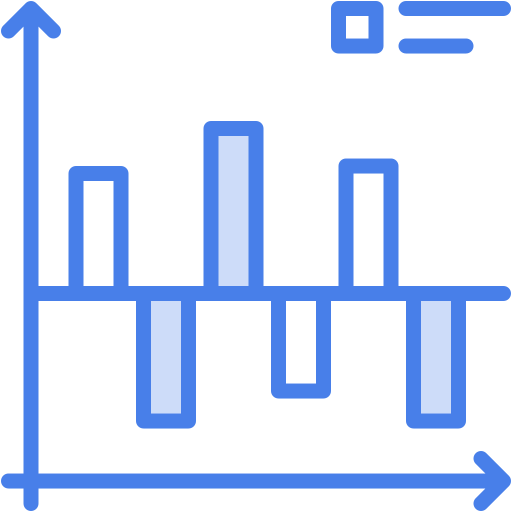 gráfico de barras icono gratis