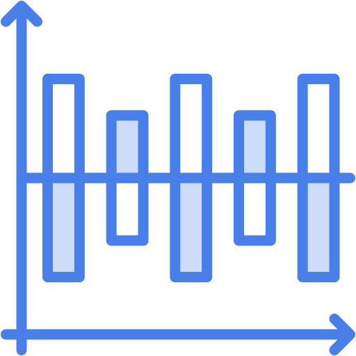 gráfico de barras icono gratis