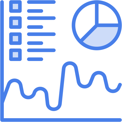 análisis de los datos icono gratis