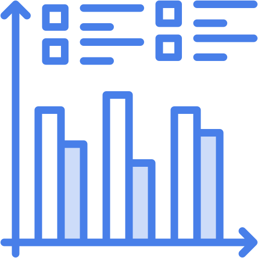 gráfico de barras icono gratis