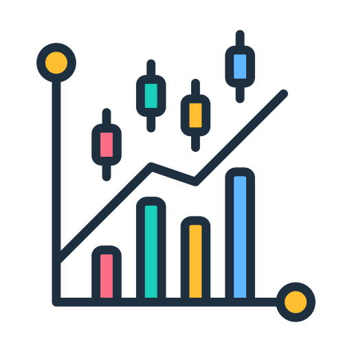 bolsa de valores icono gratis