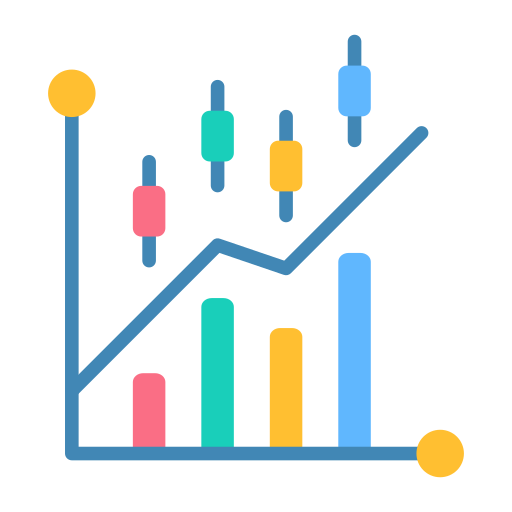 bolsa de valores icono gratis