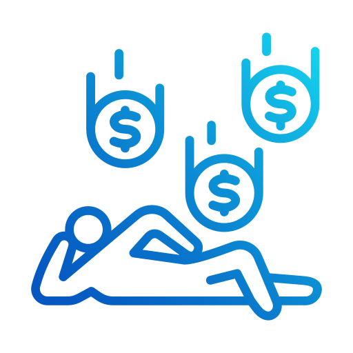 ingresos pasivos icono gratis