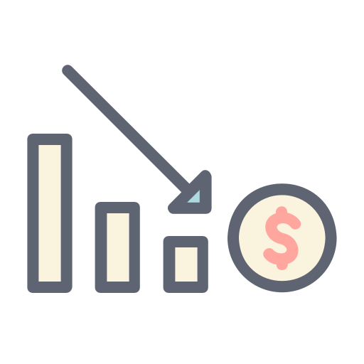 pérdida icono gratis